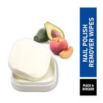 Buy Half N Half Nail Polish Remover Wipes, Multi Flavour Aloe Vera, Blueberry & Peach & Avocado, PO3 (90 Wipes ) - Purplle