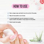 Buy Half N Half Nail Polish Remover Wipes, Multi Flavour Aloe Vera, Blueberry & Peach & Avocado, PO3 (90 Wipes ) - Purplle