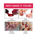 Buy Matt look Shine Like Mirror Nail Chrome, Multilcolor-B Red, Gold & Pink, PO3 (36ml) - Purplle