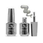 Buy Half N Half Mirror Nail Polish, Multilcolor-A Silver, Turquoise & Light Peach, PO3 (54ml) - Purplle