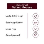 Buy Matt look Velvet Smooth Non-Transfer, Long Lasting & Water Proof Lipstick, Hot Red, Cherry Maroon & Hazelnut PO3 (6 gm) - Purplle
