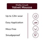 Buy Matt look Velvet Smooth Non-Transfer, Long Lasting & Water Proof Lipstick, Dark Chocolate, Ruby Woo & Nude Me, PO3 (6gm) - Purplle