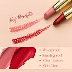 Buy Half N Half Velvet Matte Texture Lipstick My Colour, Dark-Chocolate & Lady-Red, PO2 (7.6gm) - Purplle