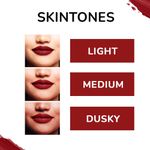 Buy Matt look Matte Crush Velvet Mousse Lipstick, Cafe Mocha & Brazen Raisin, PO2 (20ml) - Purplle