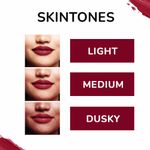 Buy Matt look Matte Crush Velvet Mousse Lipstick, Rose Pink & Maroon, PO2 (20ml) - Purplle