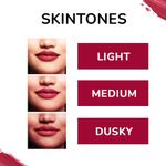 Buy Matt look Matte Crush Velvet Mousse Lipstick, Antique Maroon & Hot Red, PO2 (20ml) - Purplle