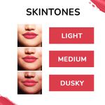 Buy Matt look Matte Crush Velvet Mousse Lipstick, Rouge Pink & Deep Raspberry, PO2 (20ml) - Purplle