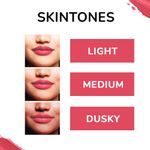 Buy Matt look Matte Crush Velvet Mousse Lipstick, Rouge Pink & Deep Raspberry, PO2 (20ml) - Purplle