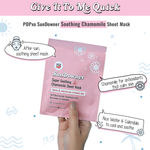 Buy Myglamm Popxo Sundowner Soothing Chamomile Sheet Mask-30g - Purplle