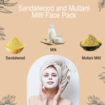Buy WILD ORGANIC Sandalwood Powder Face And Body Pack - Purplle