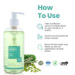 Buy WILD ORGANIC Refreshing Moringa Body Wash Soothing And Moisturizing Skin 300Ml - Purplle