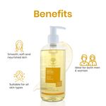 Buy WILD ORGANIC Glowing Ubtan Body Wash Soothing And Moisturizing Skin 300Ml - Purplle