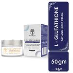 Buy WILD ORGANIC L-Glutathione Skin Brightening Day And Night Cream 50gm - Purplle
