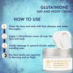 Buy WILD ORGANIC L-Glutathione Skin Brightening Day And Night Cream 50gm - Purplle