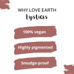 Buy Love Earth Liquid Mousse Lipstick - Bottomless Mimosas Matte Finish | Lasts Up to 12 hours with Vitamin E and Jojoba Oil - 6ml - Purplle