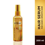 Buy Streax Hair Serum Vitalized with Walnut Oil, For Hair Smoothening & Shine, For Dry & Frizzy Hair - 200 ml - Purplle