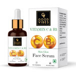 Buy Good Vibes Vitamin C & B3 Skin Glow Face Serum | Lightweight, Anti-Ageing, Nourishing | Sulphate, Paraben, Mineral Oil | No Animal Testing |- (30 ml) - Purplle