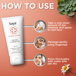 Buy Kaya Soothing Cleansing Gel Soap free & gentle face wash with Niacinamide for daily use all skin types 50 ml - Purplle