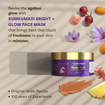 Buy Siddhayu Kumkumadi Bright & Glow face Mask Reduce Dark Spot 50gm - Purplle