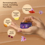 Buy Siddhayu Kumkumadi Bright & Glow face Mask Reduce Dark Spot 50gm - Purplle