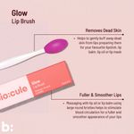 Buy Biocule Glow Lip Brush For Lip Scrubbing, Exfoliation & Massage | Double Sided Brush | Pack Of 2 - Purplle