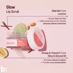 Buy Biocule Vitamin E Glow Lip Scrub Balm For Bright & Glowing Lips With Peppermint 100% Natural 12G - Purplle