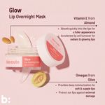Buy Biocule Vitamin E + Ha Glow Lip Overnight Sleeping Mask For Glowing Lips 100% Natural 15G - Purplle