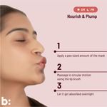 Buy Biocule Vitamin E + Ha Glow Lip Overnight Sleeping Mask For Glowing Lips 100% Natural 15G - Purplle