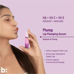 Buy Biocule Vitamin C Rosehip Plump Lip Plumping Serum Roll-On 100% Natural 10Ml - Purplle