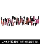 Buy Lakme Absolute Matte Melt Liquid Lip Color, Wine N Dine, 6 ml - Purplle