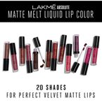 Buy Lakme Absolute Matte Melt Liquid Lip Color, Wine N Dine, 6 ml - Purplle