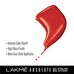 Buy Lakme Absolute Gel Stylist Nail Color - Tomato Tango (12 ml) - Purplle