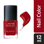 Buy Lakme Absolute Gel Stylist Nail Color, Fireside (12 ml) - Purplle