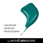 Buy Lakme Absolute Gel Stylist Nail Color, Grassroots (12 ml) - Purplle