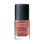 Buy Lakme Absolute Gel Stylist Nail Color, Saddle (12 ml) - Purplle