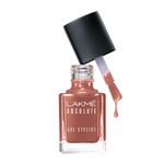 Buy Lakme Absolute Gel Stylist Nail Color, Saddle (12 ml) - Purplle