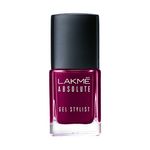 Buy Lakme Absolute Gel Stylist Nail Color, Royalty, 12ml - Purplle