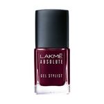 Buy Lakme Absolute Gel Stylist Nail Color, Vineyard, 12ml - Purplle