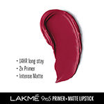 Buy Lakme 9TO5 Primer + Matte Lip Color MR5 Berry Base (3.6 gm) - Purplle