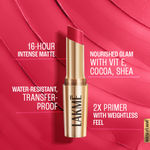 Buy Lakme 9TO5 Primer + Matte Lip Color MP2 Ruby Rush (3.6 gm) - Purplle