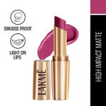 Buy Lakme 9TO5 Primer + Matte Lip Color MP4 Plum Pick (3.6 g) - Purplle