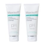 Buy Maxisoft Herbal Hair Conditioner |With Aloe, Amla, Basil, Brahmi, Bhringraj, Henna, Neem, Shikakai, Sunflower Oil, Olive Oil, Shea Butter|pH Balanced|Paraben Free (100 ml-Pack Of 2) - Purplle