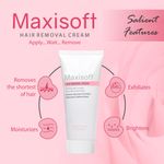 Buy Maxisoft Hair Removal Cream |With Aloe Vera, Avocado, Allantoin, Cocoa Butter, Glycerine, Rose, Shea Butter, Vitamin E| pH Balanced|Paraben Free|(60 gm Pack Of 1) - Purplle