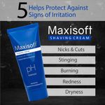 Buy Maxisoft Shaving Cream |With Aloe Vera, Shea Butter, Glycerine, Allantoin |pH Balanced | Paraben Free|(100 ml Pack Of 4) - Purplle