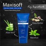 Buy Maxisoft Shaving Cream |With Aloe Vera, Shea Butter, Glycerine, Allantoin |pH Balanced | Paraben Free|(100 ml Pack Of 4) - Purplle