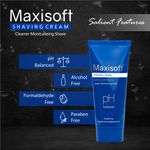 Buy Maxisoft Shaving Cream |With Aloe Vera, Shea Butter, Glycerine, Allantoin |pH Balanced | Paraben Free|(100 ml Pack Of 4) - Purplle