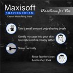 Buy Maxisoft Shaving Cream |With Aloe Vera, Shea Butter, Glycerine, Allantoin |pH Balanced | Paraben Free|(100 ml Pack Of 4) - Purplle