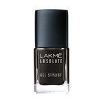 Buy Lakme Absolute Gel Stylist Nail Color, Carbon (12 ml) - Purplle