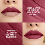 Buy Lakme 9TO5 Primer + Matte Lip Color MP5 Maroon Mix (3.6 g) - Purplle