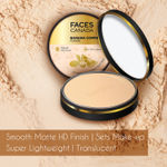 Buy FACES CANADA Banana Compact Powder 9g | 8HR Oil Control Complexion Enhancer | Smooth Matte HD Finish | Lightweight Translucent Powder Sets Makeup | Blurs & Conceals | Radiant Flawless Skin | Vitamin C - Purplle